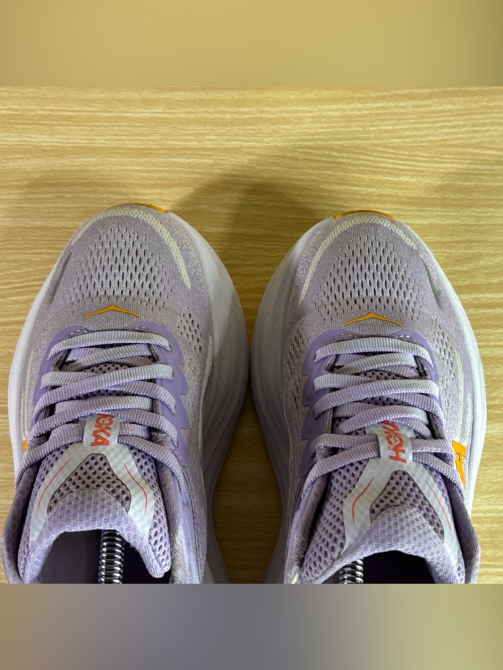 HOKA Bondi 8 Lavender Running Shoes Women’s 7 Cushioned Trainer - Picture 7 of 8